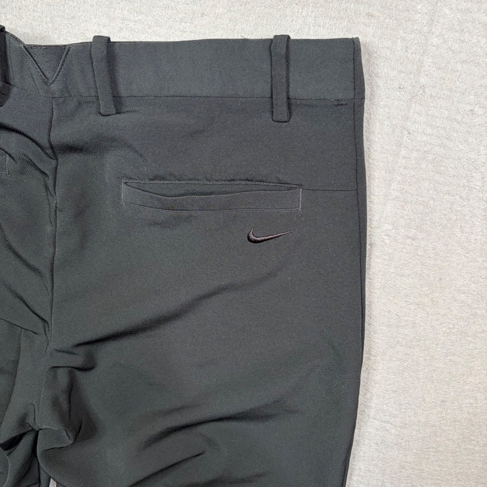 Nike Dri-FIT Slim Golf Pants Mens Medium Black Performance Trousers - Picture 9 of 13